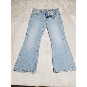 VTG Levi's 542 Low Flare Jeans Womens 12M Low Rise Light Wash Blue Stretch Denim